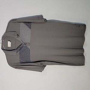 Jack Nicklaus Gray Stay-Dry Golf Polo, Size Large